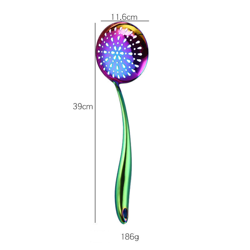 Colorful Stainless Steel Kitchen Utensils Set