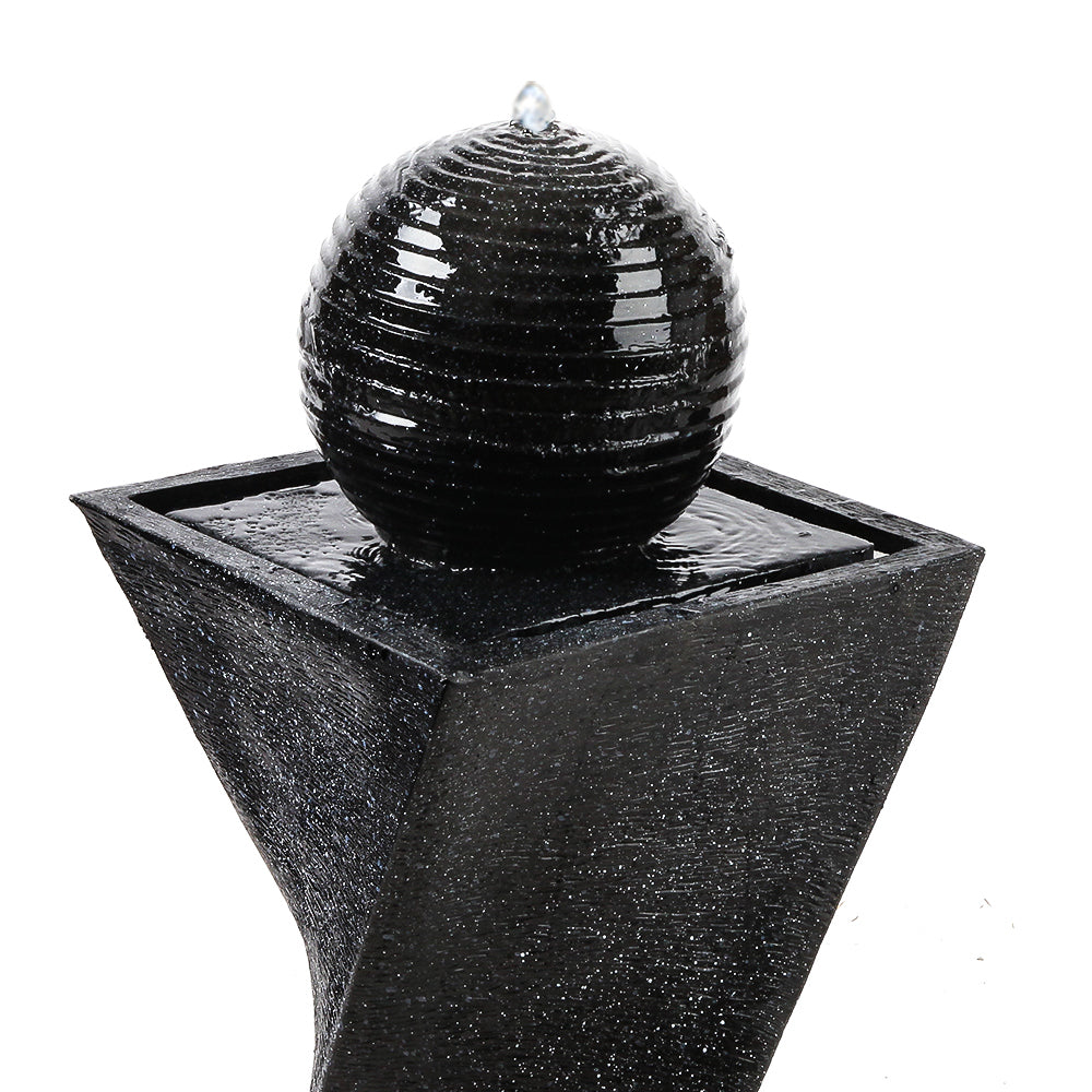 NNEDSZ Solar Powered Water Fountain Twist Design with Lights