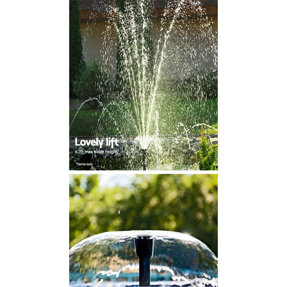 NNEDSZ Solar Powered Water Pond Pump 60W