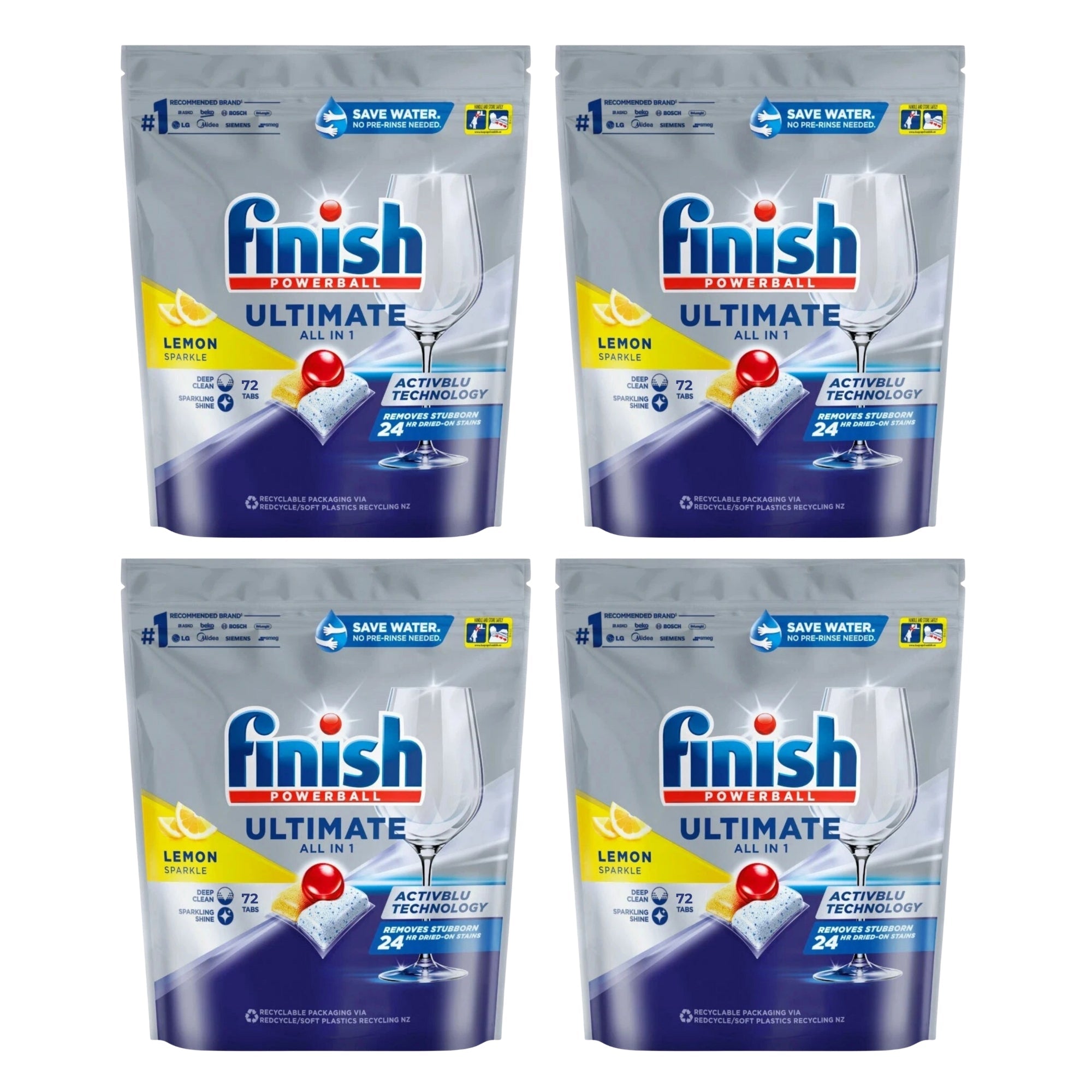 Finish Ultimate All in 1 x 288 Lemon Sparkle Dishwashing Tablets