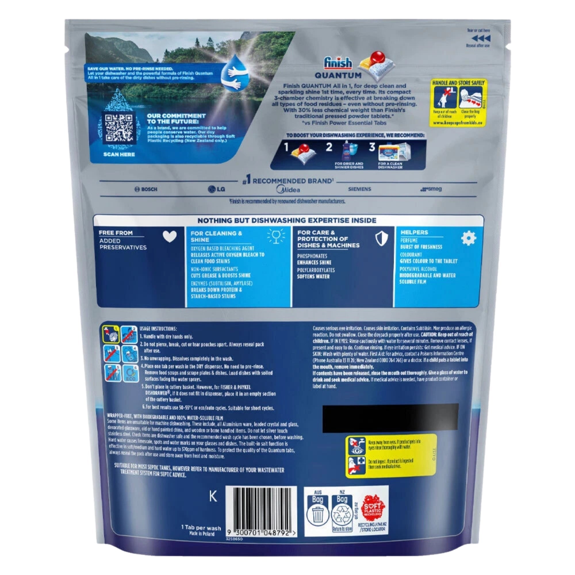 Finish Ultimate All in 1 x 144 Lemon Sparkle Dishwashing Tablets