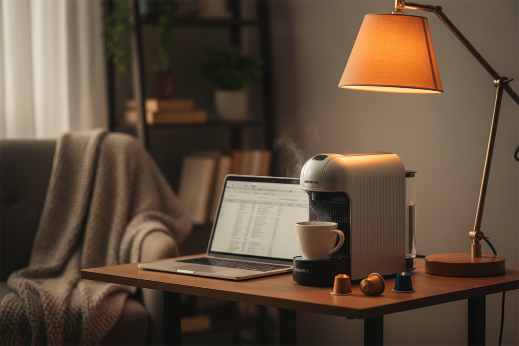 Capsule coffee machine
