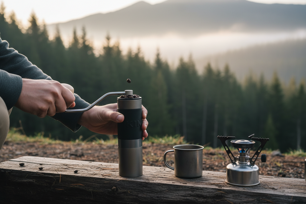 StepUP Coffee Manual Coffee Grinder Portable Mill – 38 mm & 48 mm Stainless Steel Burrs