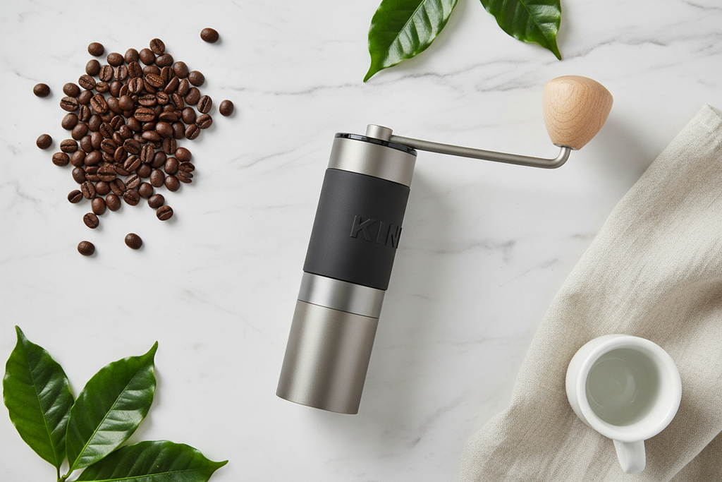 StepUP Coffee Manual Coffee Grinder Portable Mill – 38 mm & 48 mm Stainless Steel Burrs