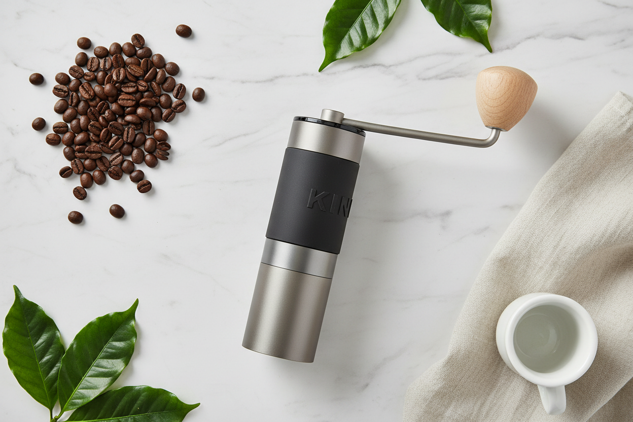 StepUP Coffee Manual Coffee Grinder Portable Mill – 38 mm & 48 mm Stainless Steel Burrs
