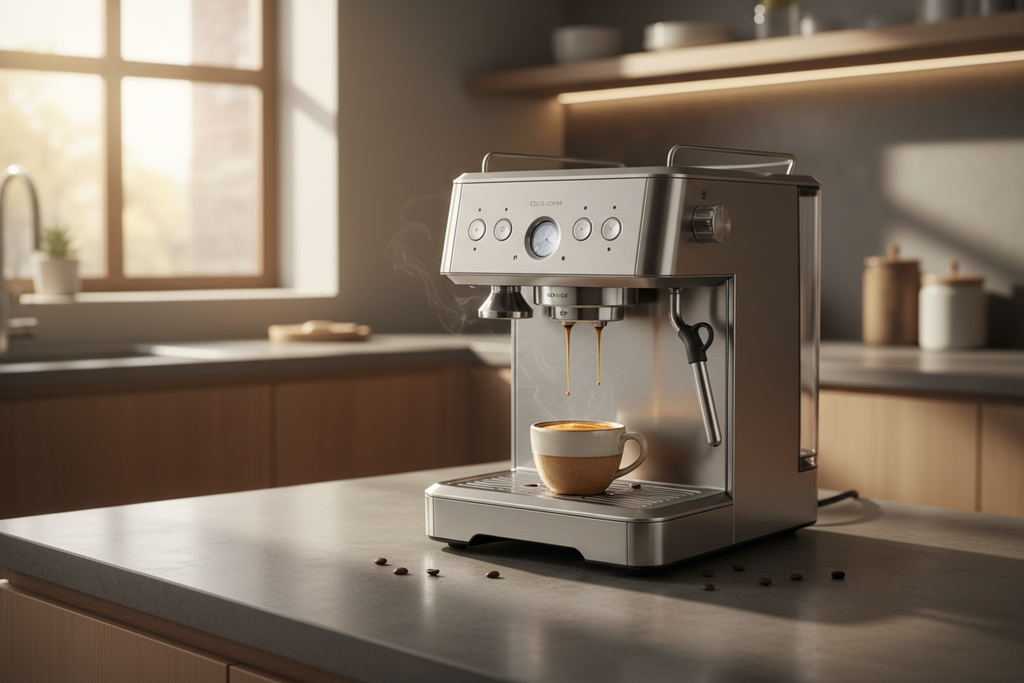 Automatic Espresso Coffee Machine | High Pressure | Ground Coffee & Capsules