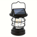 NNETM Black Solar Powered LED Camping Light
