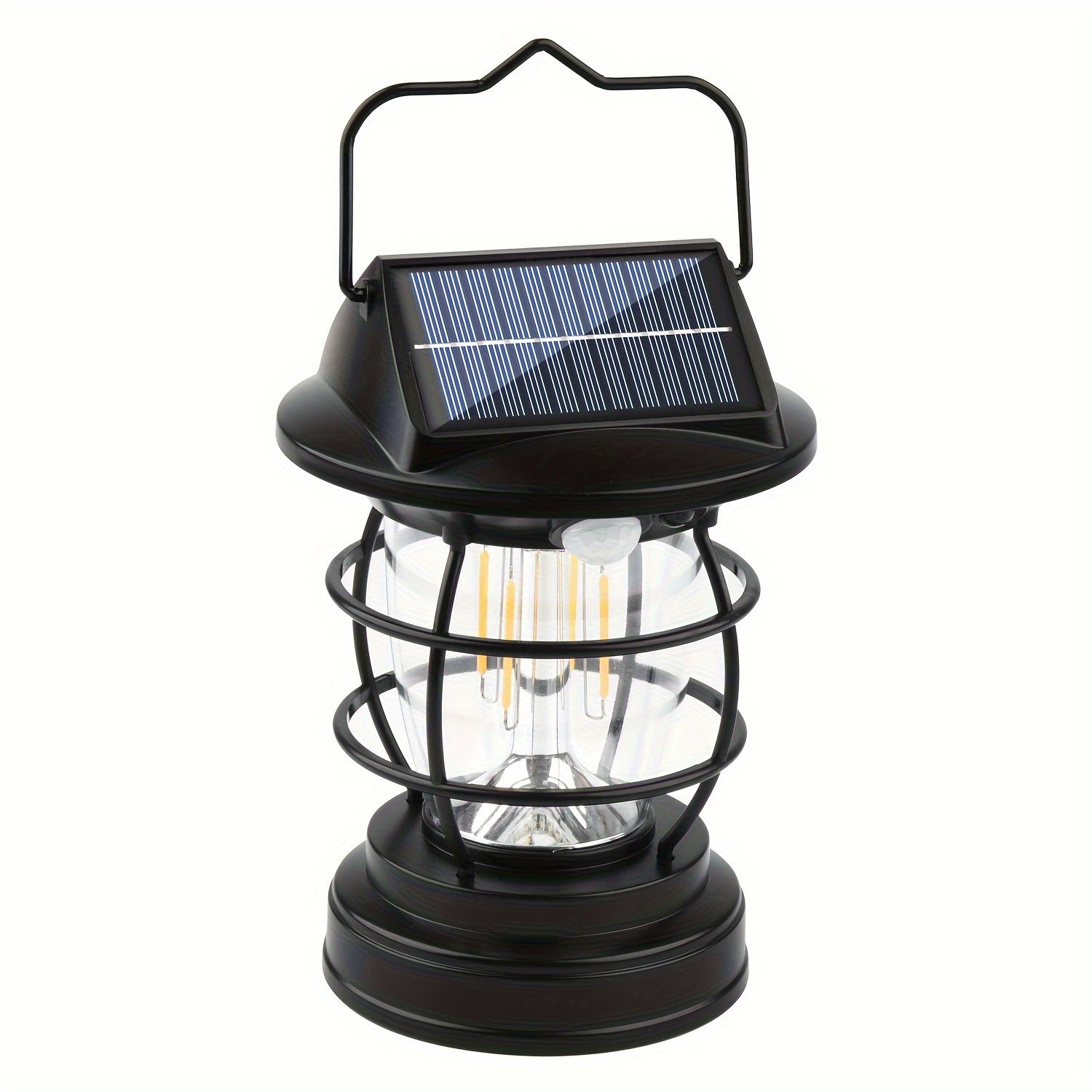 NNETM Black Solar Powered LED Camping Light