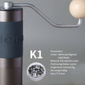 StepUP Coffee Manual Coffee Grinder Portable Mill – 38 mm & 48 mm Stainless Steel Burrs
