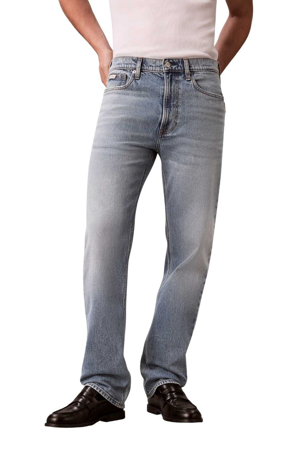CALVIN KLEIN JEANS - Men's Straight Standard jeans-0