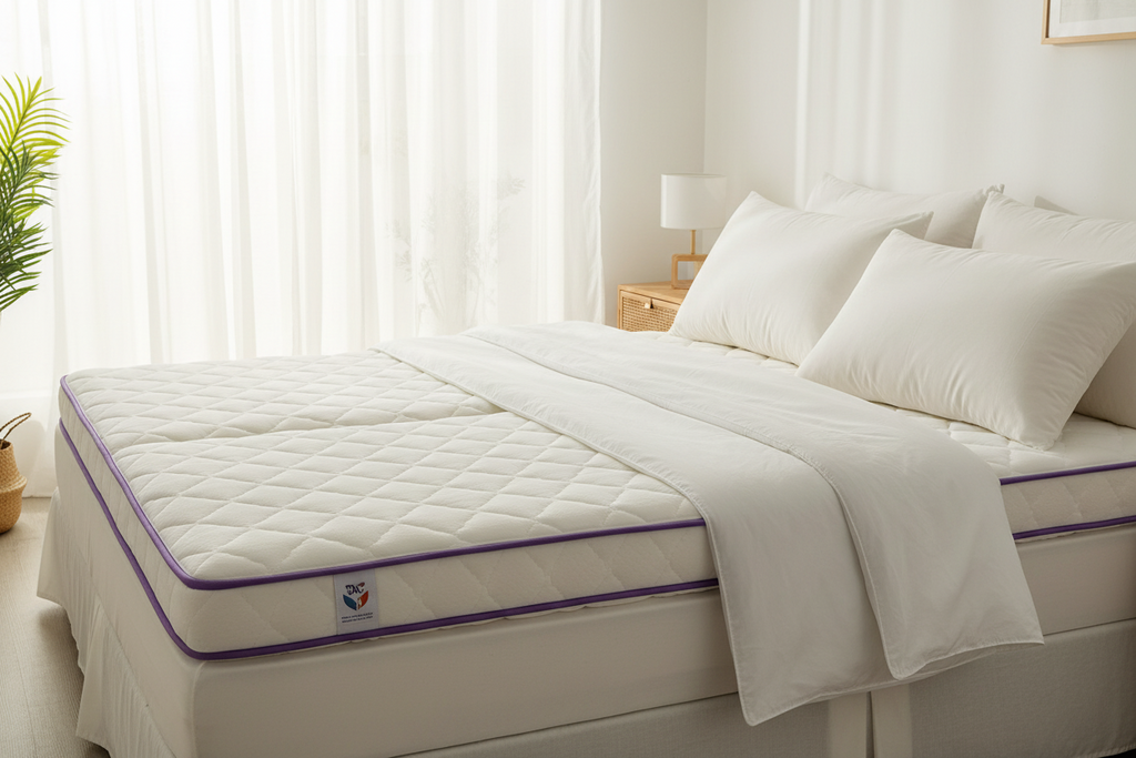 Dual Layer Memory Foam Mattress Topper for Ultimate Comfort