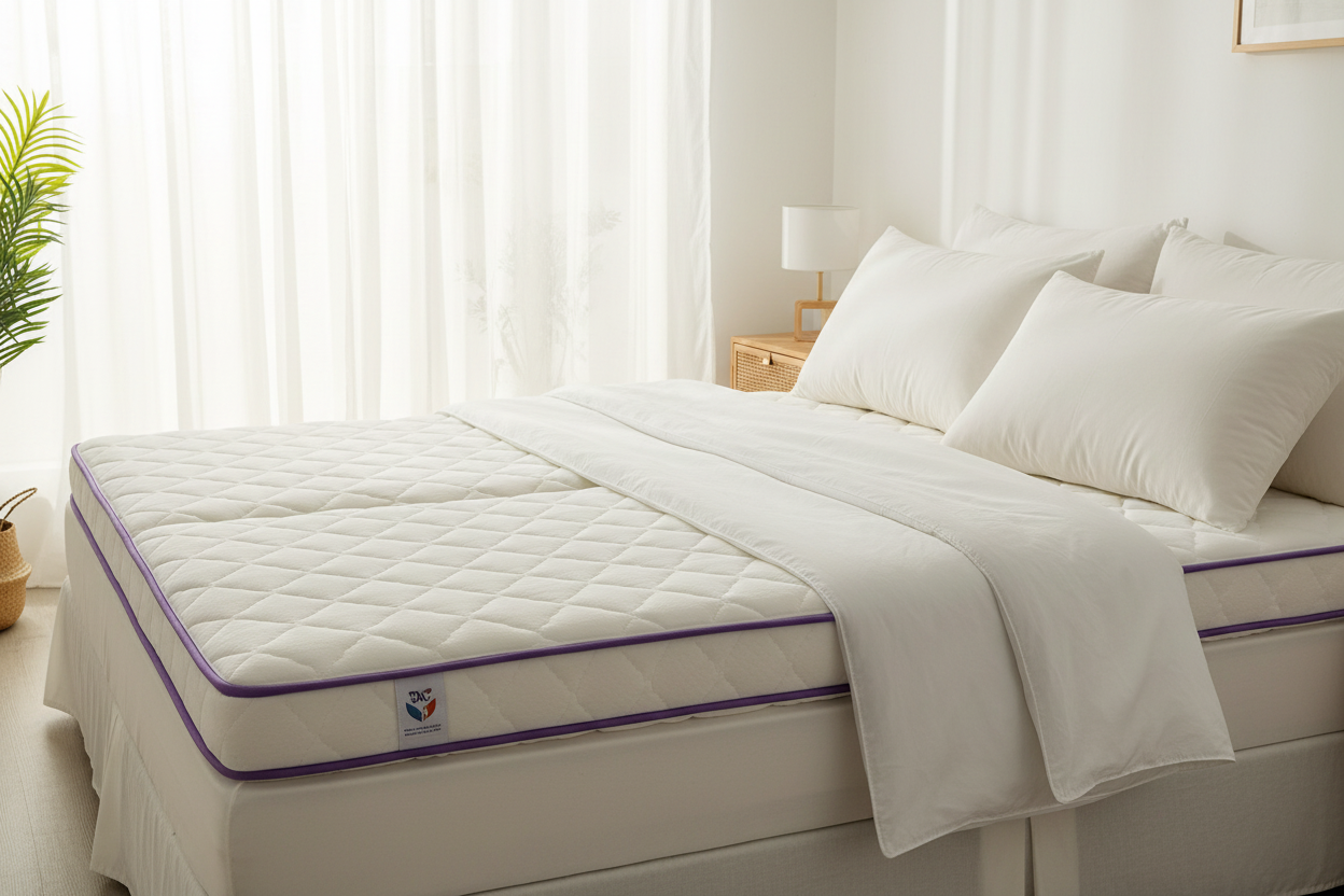 Dual Layer Memory Foam Mattress Topper for Ultimate Comfort