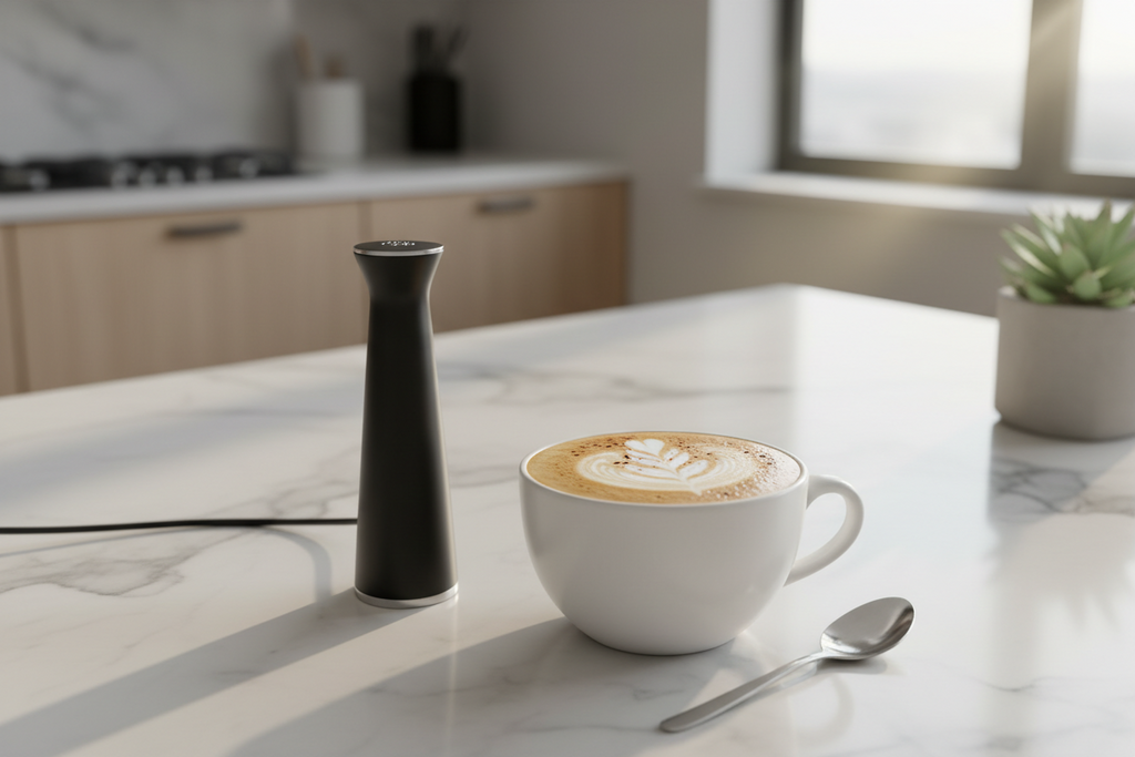 Portable Handheld Milk Frother – Coffee & Latte Whisk