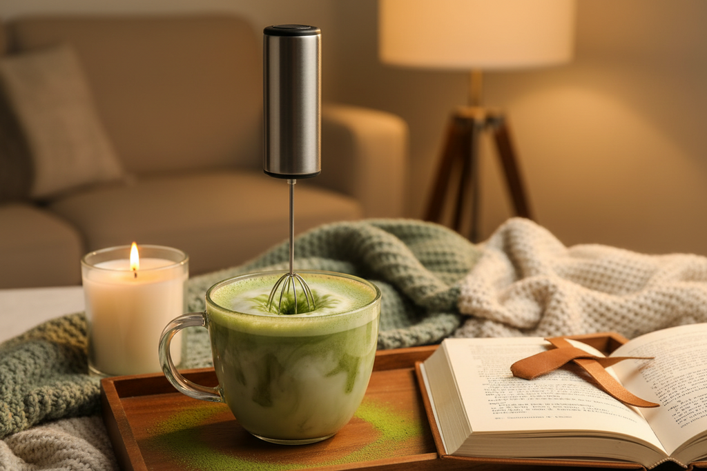 Portable Handheld Milk Frother – Coffee & Latte Whisk