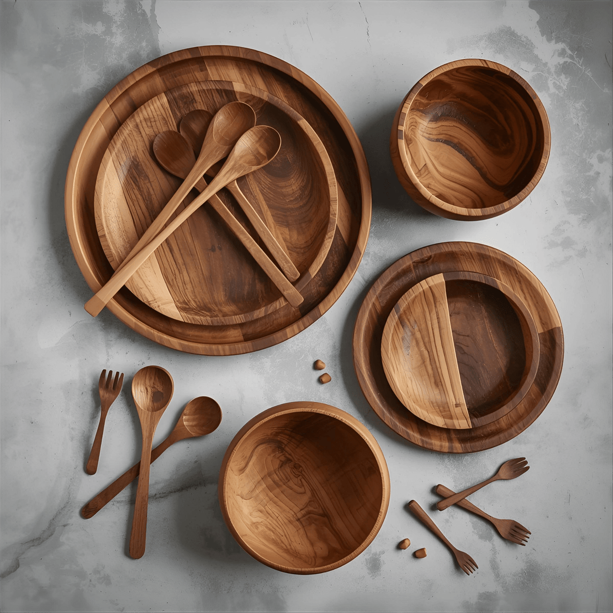 Pack Walnut Utensils