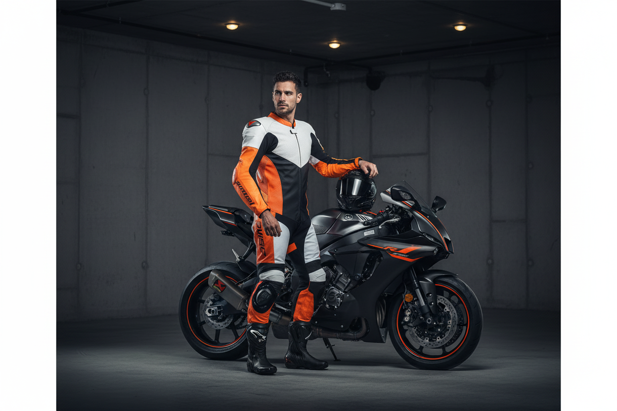 WOXY MEN MOTORCYCLE LEATHER RACING SUIT