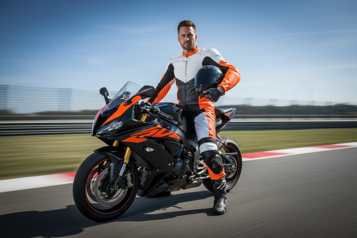 WOXY MEN MOTORCYCLE LEATHER RACING SUIT